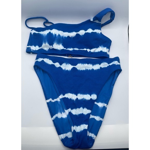 Lucky Brand Tie Dye 2 Piece High Waisted‎ Bikini Sample Piece - Picture 1 of 7